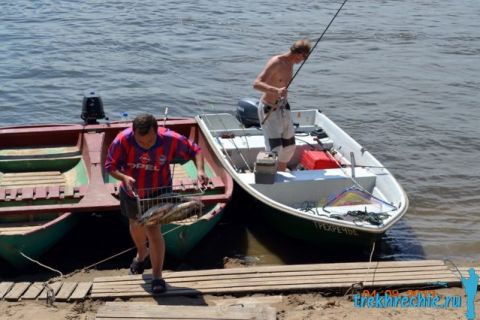 Ловля щуки и судака весной на "съедобную" резину (рыболовная база "Трехречье" на Ахтубе