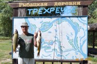 Рыбалка в Трехречье в августе 2018. Отличный сазан на донные снасти.