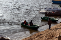 Окончание сезона рыбалки 2014 на Ахтубе (причал рыболовной базы Трехречье)