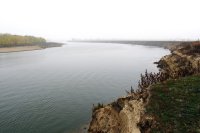 Ахтуба вниз по течению от стрелки с Мангутом (рыболовная база Трехречье, октябрь 2013)