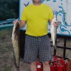 Судак и сом в июне. Рыбалка на Ахтубе летом на рыболовной базе "Трехречье"