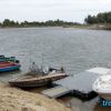 Причал и лодки для рыбалки на Ахтубе (рыболовная база Трехречье)