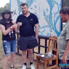 Встреча гостей в Рыбацкой деревне "Трехречье" на Ахтубе 21 июня 2015 года.